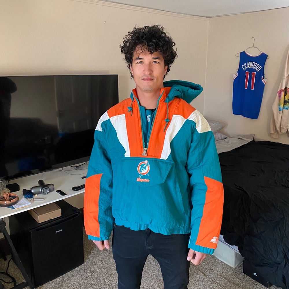 Vintage NFL Dolphins Starter jacket 1/4 zip